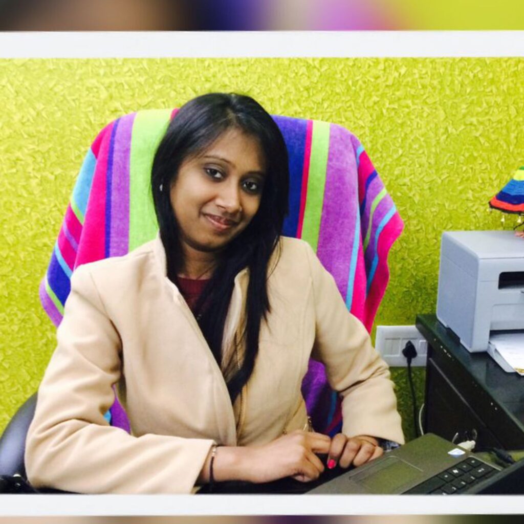 Dietician Shweta Gupta in her clinic. Story by The Winged Women