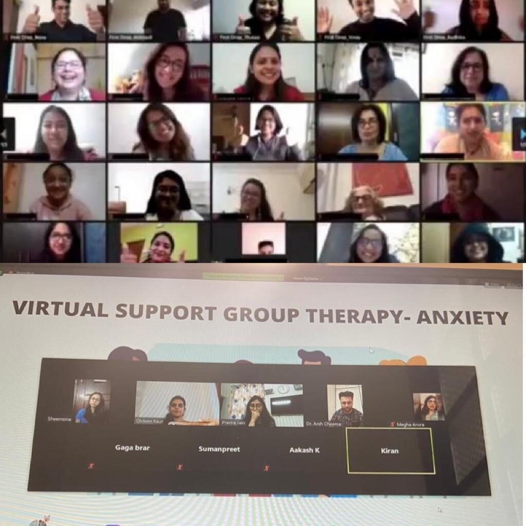 Virtual support groups organised by Being.blithesome. Story by The Winged Women