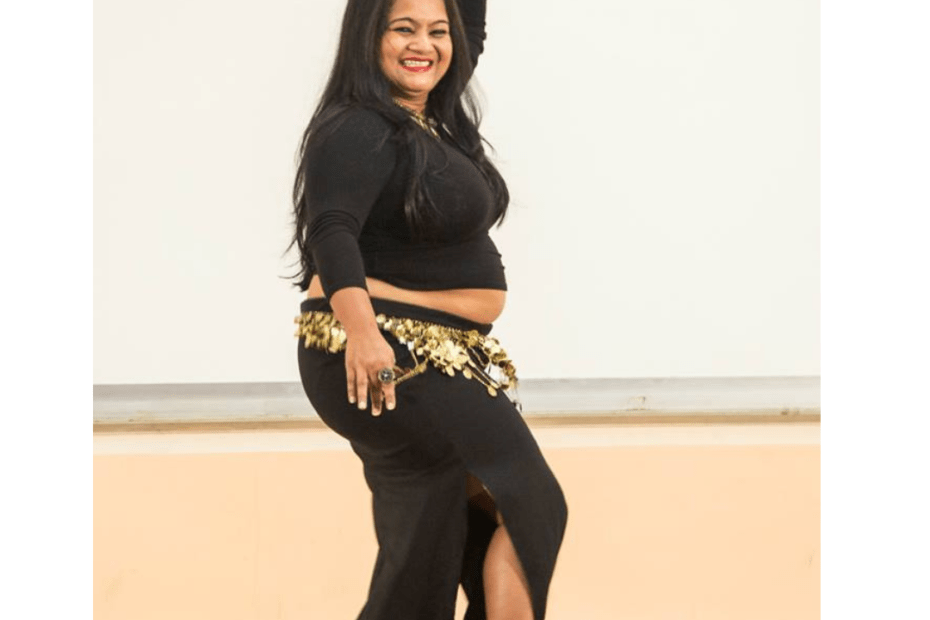 belly dance trainer Preeti grooving