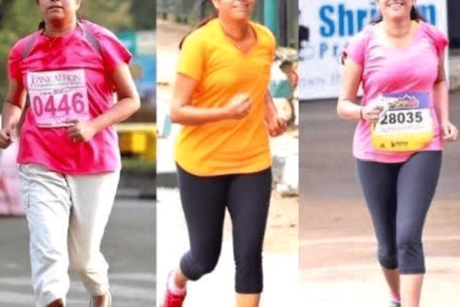 Indian female runner Suma Sampath running marathons at the age of 50